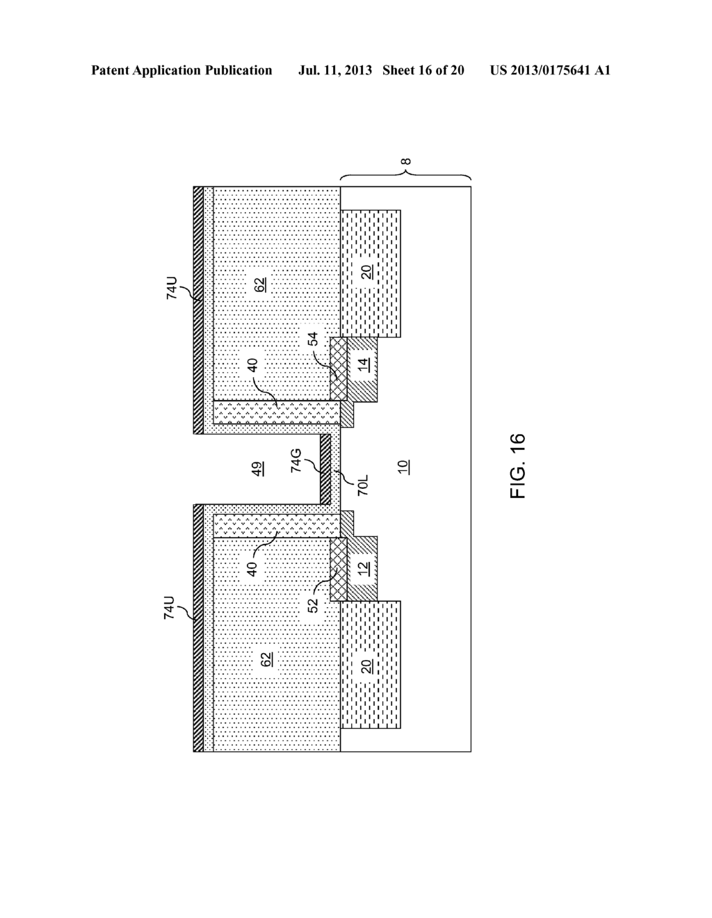 REPLACEMENT GATE MOSFET WITH A HIGH PERFORMANCE GATE ELECTRODE - diagram, schematic, and image 17