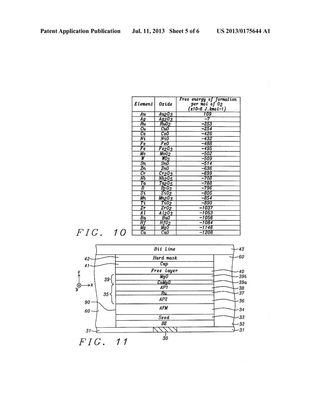 Spin Torque Transfer Magnetic Tunnel Junction Fabricated with a Composite     Tunneling Barrier Layer - diagram, schematic, and image 06