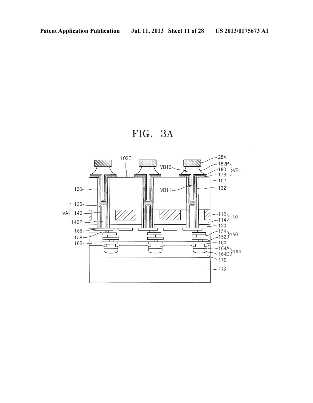 INTEGRATED CIRCUIT DEVICES INCLUDING THROUGH-SILICON-VIAS HAVING INTEGRAL     CONTACT PADS - diagram, schematic, and image 12