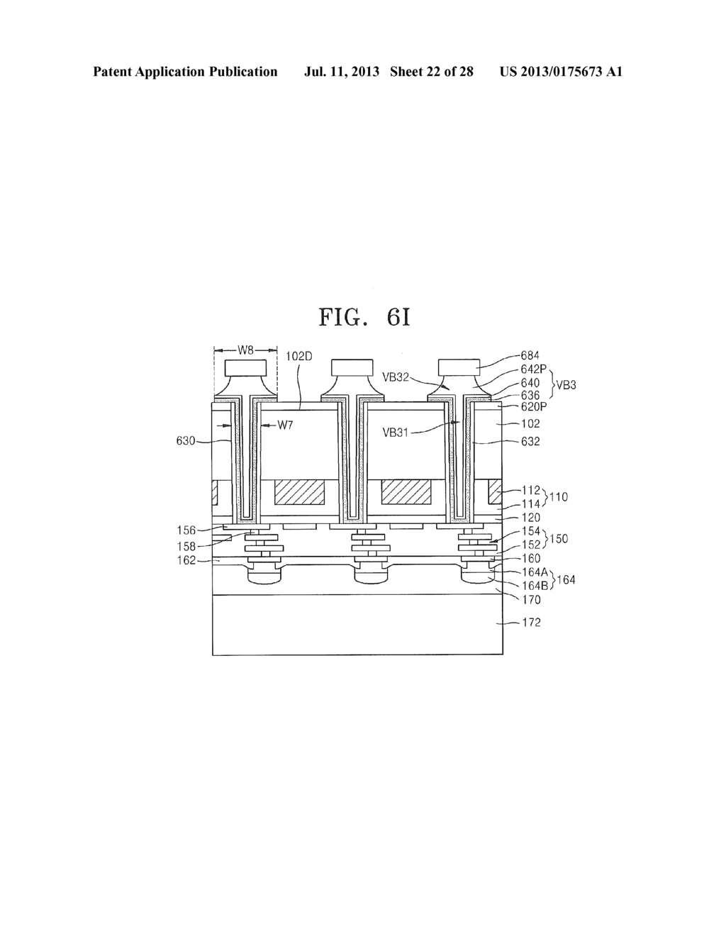 INTEGRATED CIRCUIT DEVICES INCLUDING THROUGH-SILICON-VIAS HAVING INTEGRAL     CONTACT PADS - diagram, schematic, and image 23