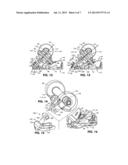 Skateboard truck and caster with suspension mechanism diagram and image