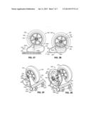 Skateboard truck and caster with suspension mechanism diagram and image