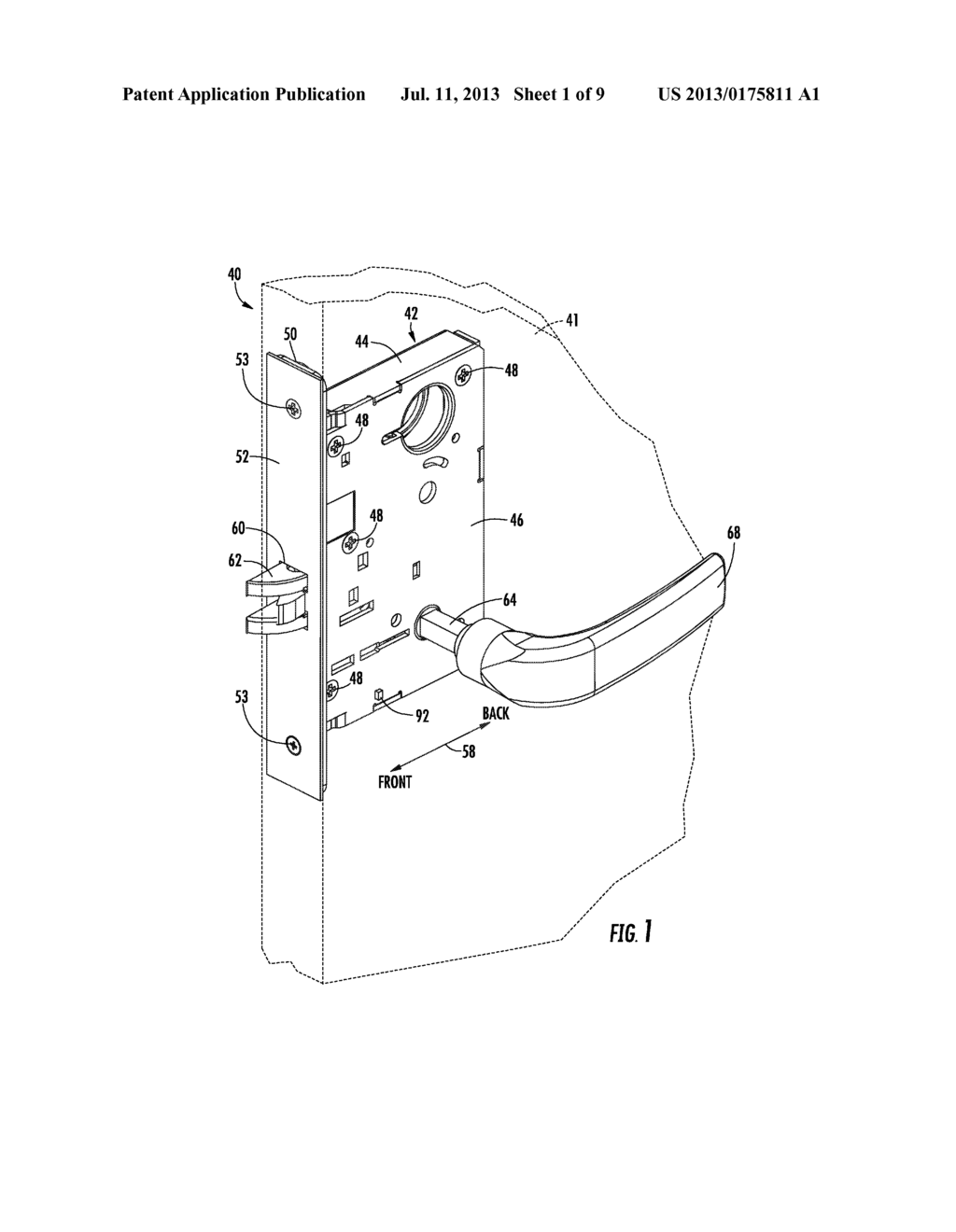 DOOR LATCH OPERATOR APPARATUS - diagram, schematic, and image 02