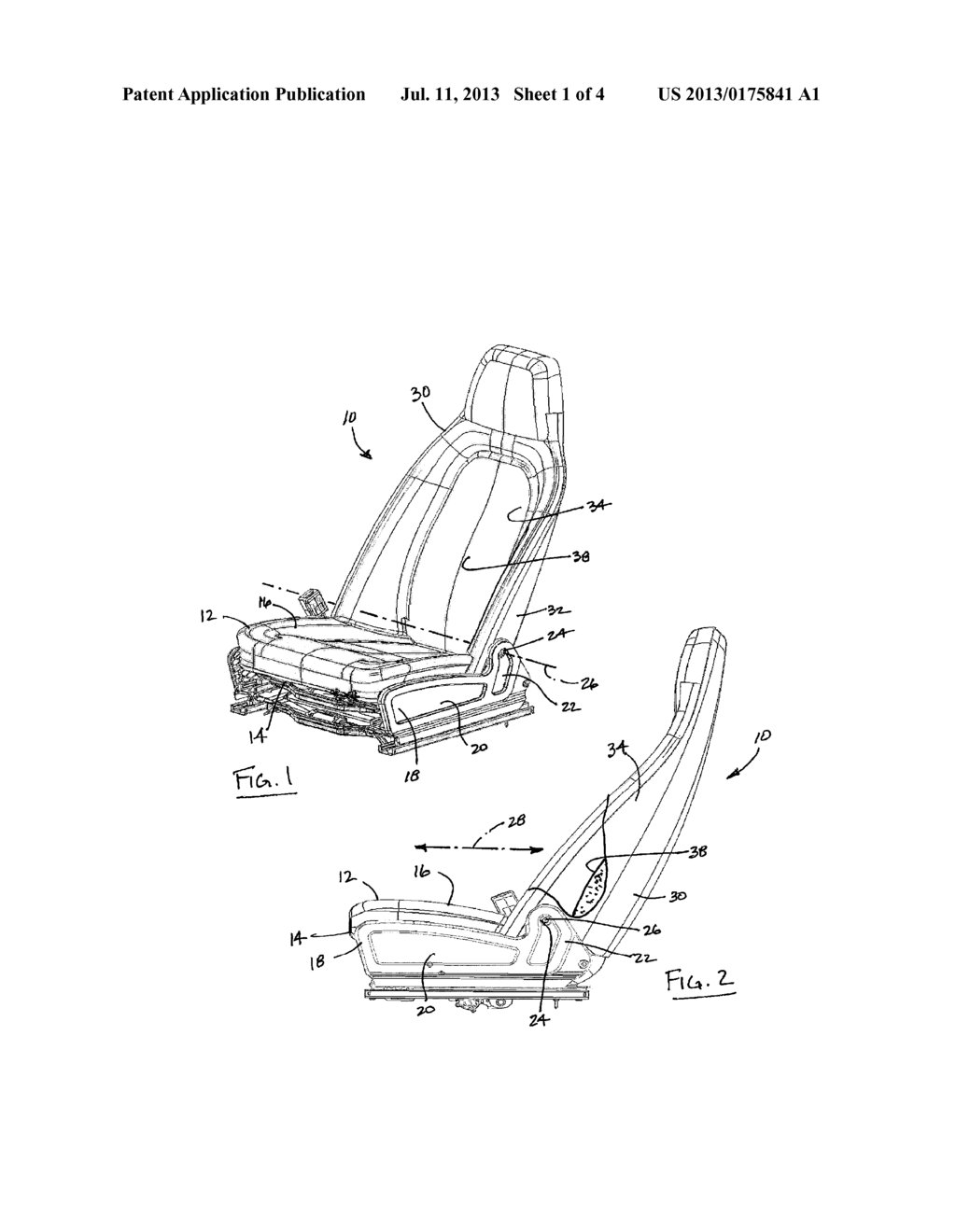 RECLINING SEAT ASSEMBLY - diagram, schematic, and image 02