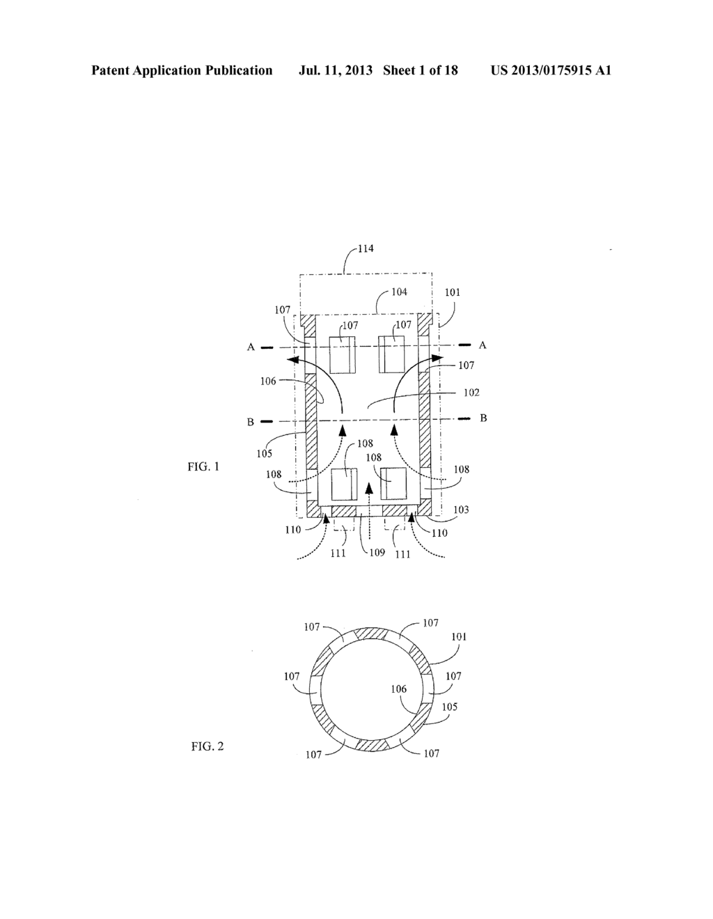 ELECTRIC LUMINOUS BODY HAVING HEAT DISSIPATER WITH AXIAL AND RADIAL AIR     APERTURE - diagram, schematic, and image 02