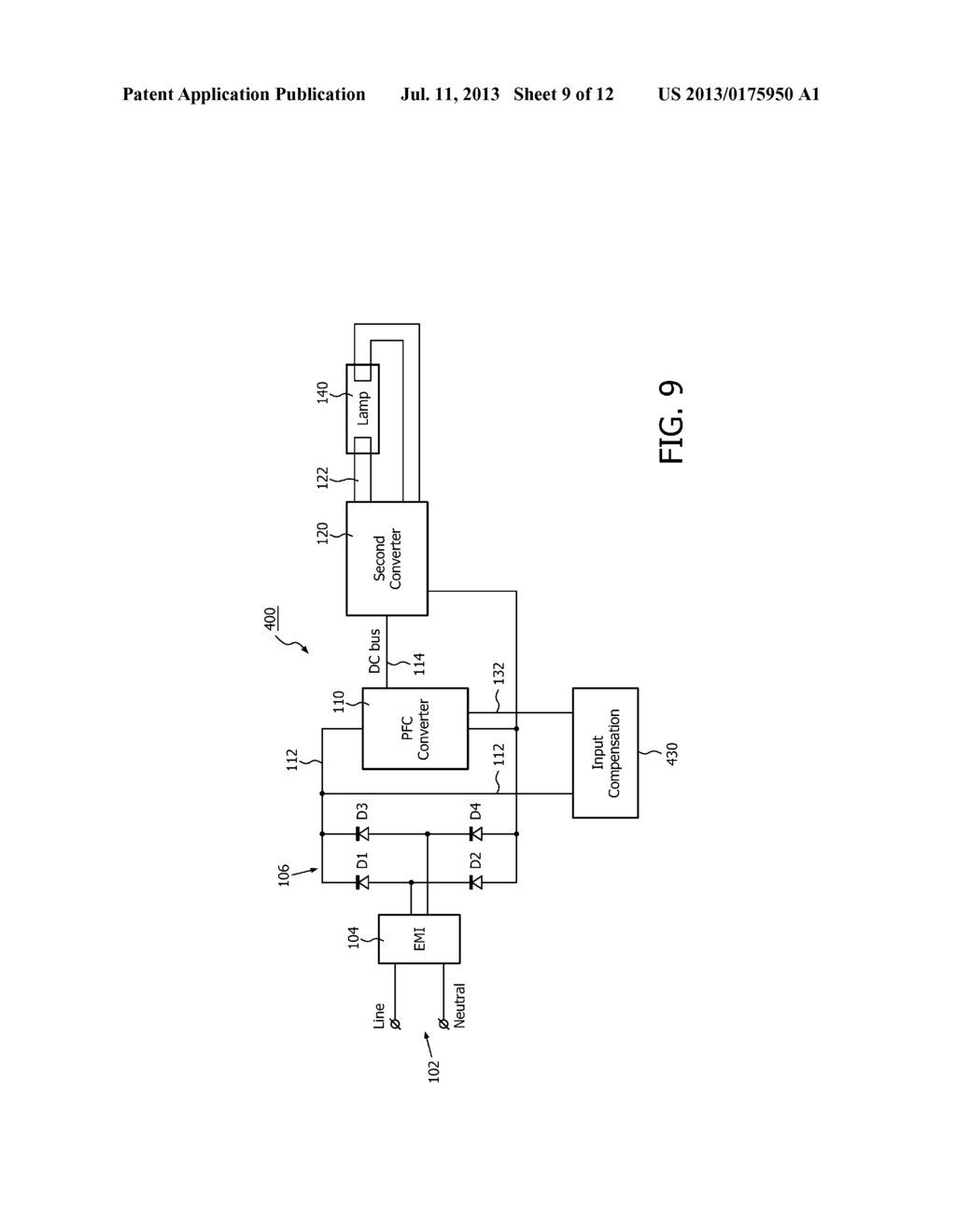 ELECTRONIC BALLAST WITH POWER THERMAL CUTBACK - diagram, schematic, and image 10