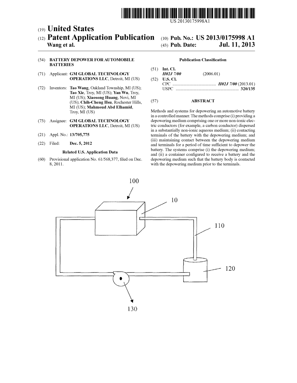 BATTERY DEPOWER FOR AUTOMOBILE BATTERIES - diagram, schematic, and image 01