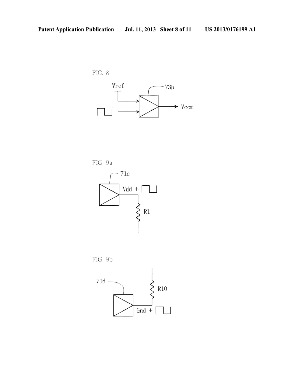 METHOD AND DEVICE FOR DRIVING LIQUID CRYSTAL PAENL USING DOT INVERSION     SYSTEM - diagram, schematic, and image 09