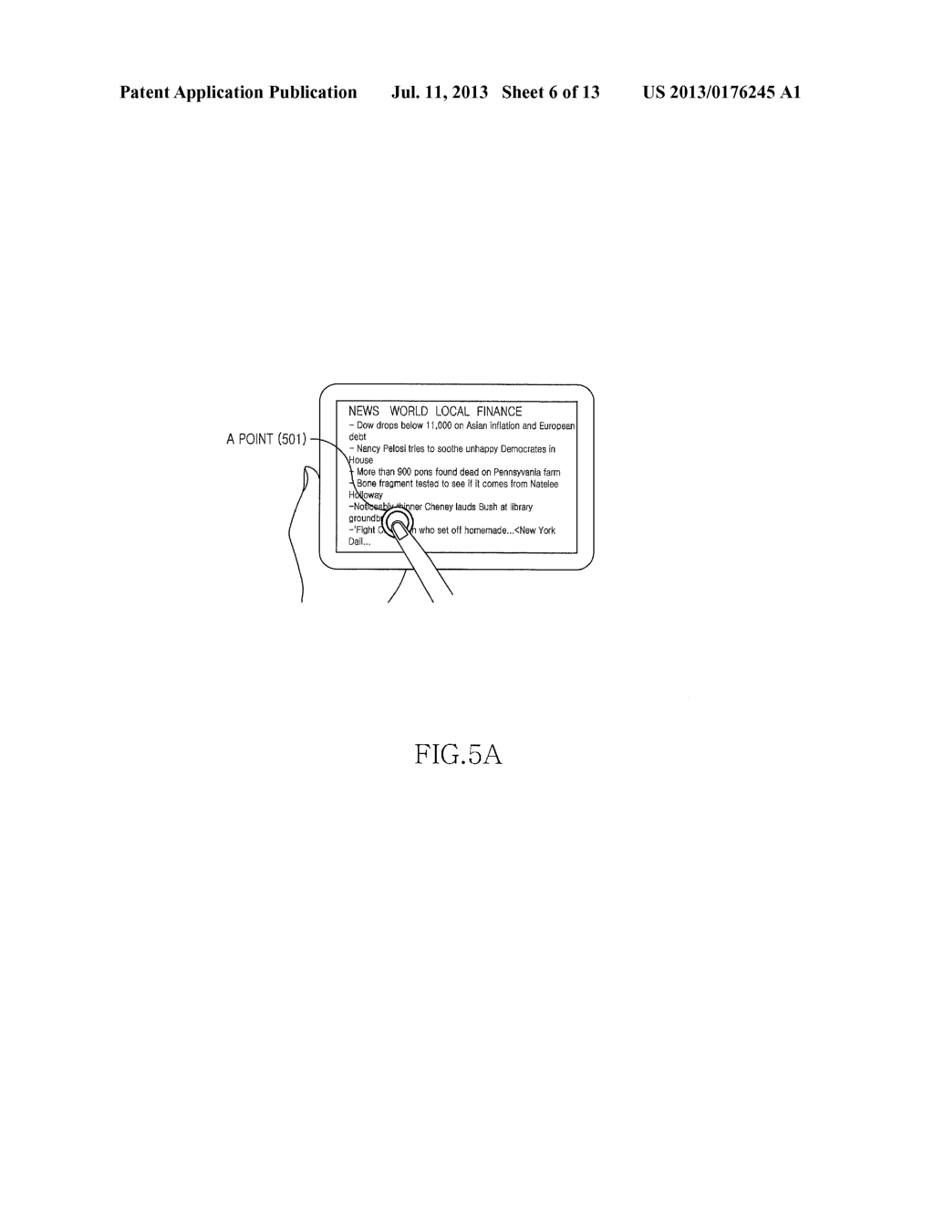 APPARATUS AND METHOD FOR ZOOMING TOUCH SCREEN IN ELECTRONIC DEVICE - diagram, schematic, and image 07