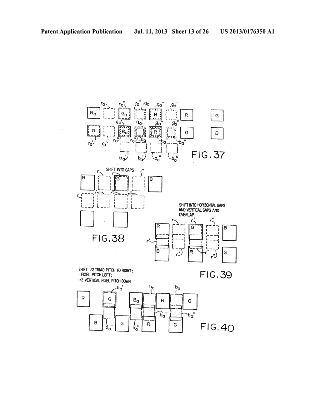 OPTICAL DISPLAY SYSTEM AND METHOD, ACTIVE AND PASSIVE DITHERING USING     BIREFRINGENCE, COLOR IMAGE SUPERPOSITIONING AND DISPLAY ENHANCEMENT WITH     PHASE COORDINATED POLARIZATION SWITCHING - diagram, schematic, and image 14