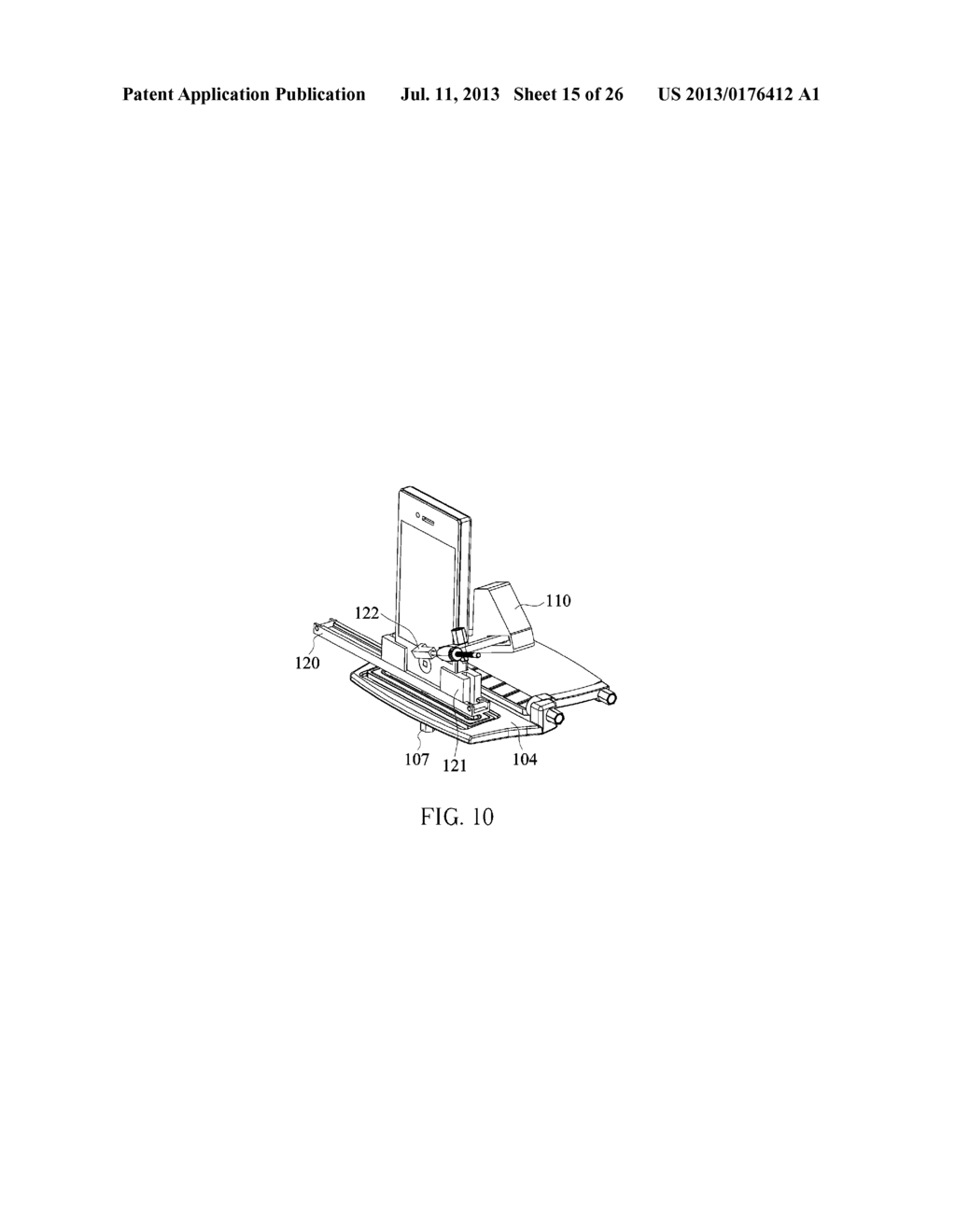 DEVICE AND METHOD FOR SINGLE-HANDEDLY SELF-PHOTOGRAPHING - diagram, schematic, and image 16