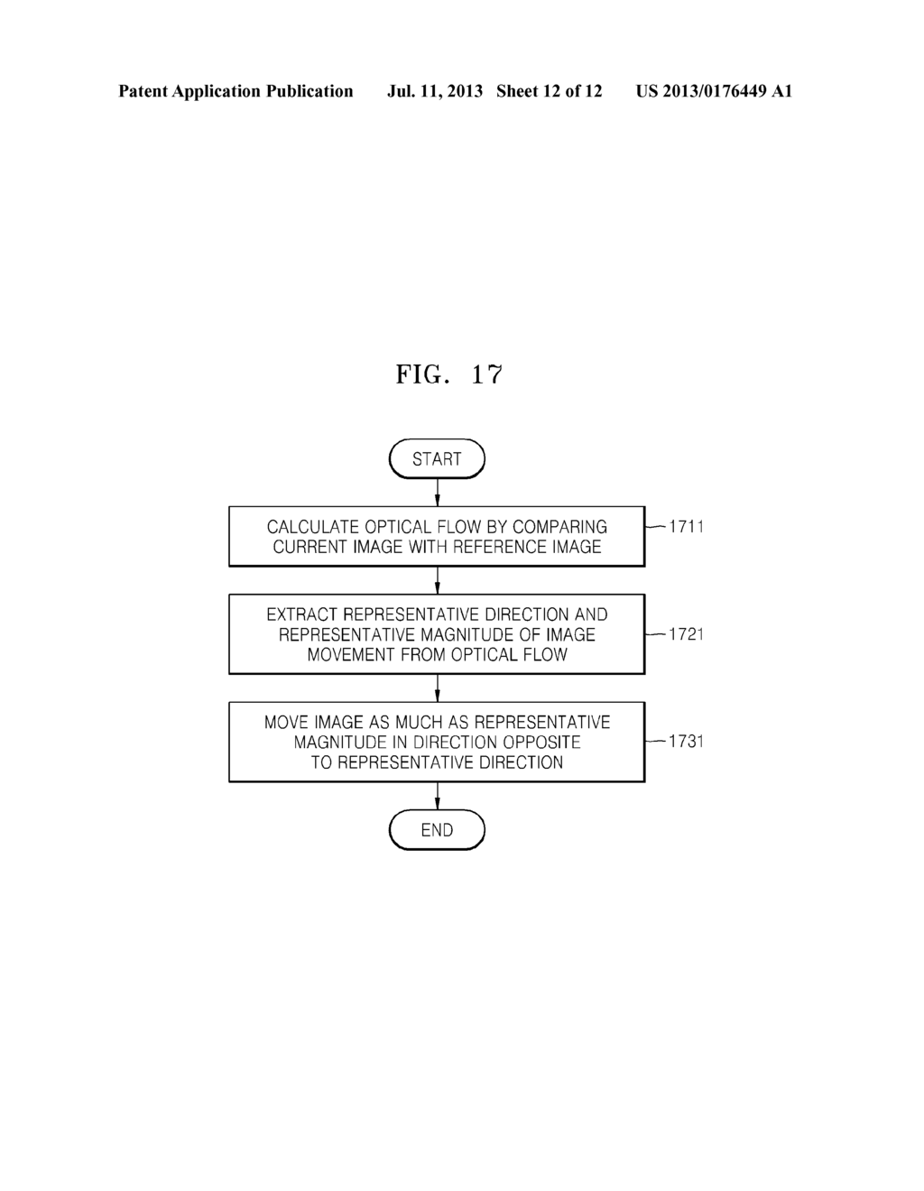 CHARACTERIZING POINT CHECKING REGION SETTING APPARATUS AND METHOD, AND     IMAGE STABILIZING APPARATUS INCLUDING THE SAME - diagram, schematic, and image 13