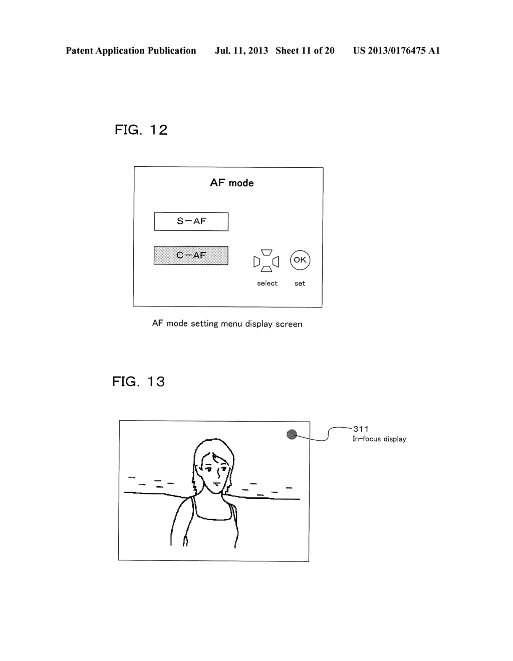 IMAGING DEVICE WITH CONTRAST AF, AND CONTROL METHOD FOR IMAGING DEVICE     WITH CONTRAST AF - diagram, schematic, and image 12