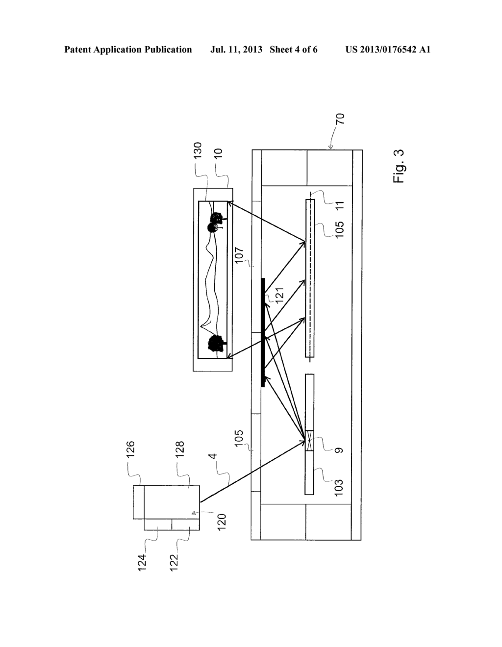 METHOD AND DEVICE FOR PROJECTING AN IMAGE - diagram, schematic, and image 05