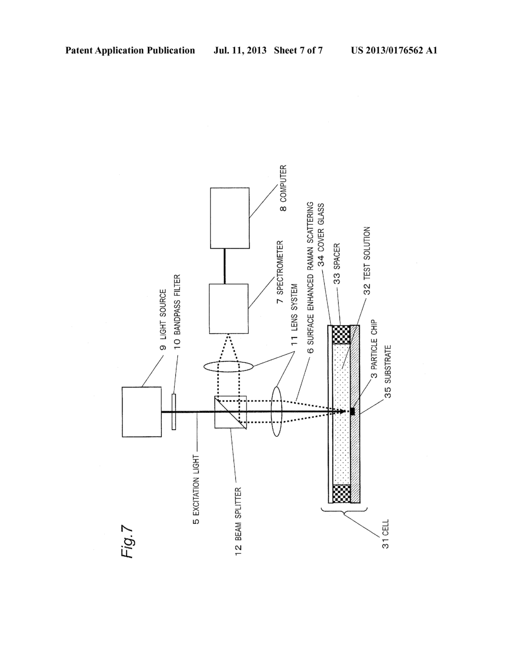 METHOD AND APPARATUS FOR MEASURING CONCENTRATION OF BIOGENIC SUBSTANCE - diagram, schematic, and image 08