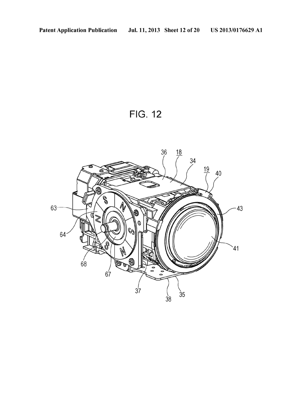 IMAGE BLUR CORRECTION DEVICE AND IMAGING APPARATUS - diagram, schematic, and image 13