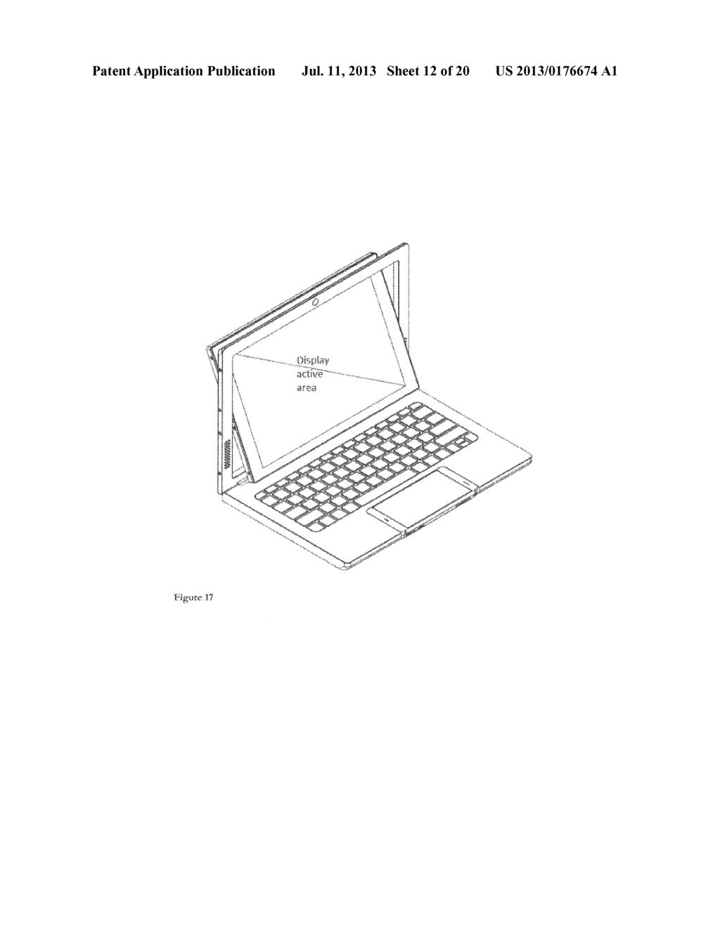 ELECTRONIC DEVICE WITH PIVOTING DISPLAY ASSEMBLY - diagram, schematic, and image 13