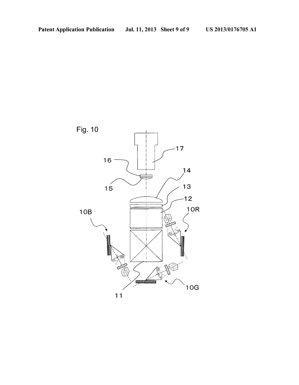 LIGHT SOURCE DEVICE AND PROJECTION TYPE DISPLAY DEVICE - diagram, schematic, and image 10