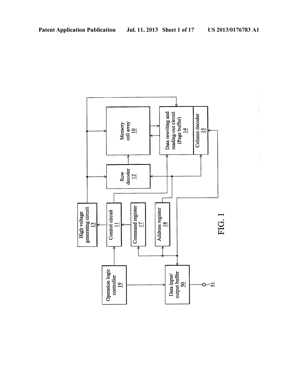 NONVOLATILE SEMICONDUCTOR MEMORY DEVICE AND WRITE-IN METHOD THEREOF - diagram, schematic, and image 02