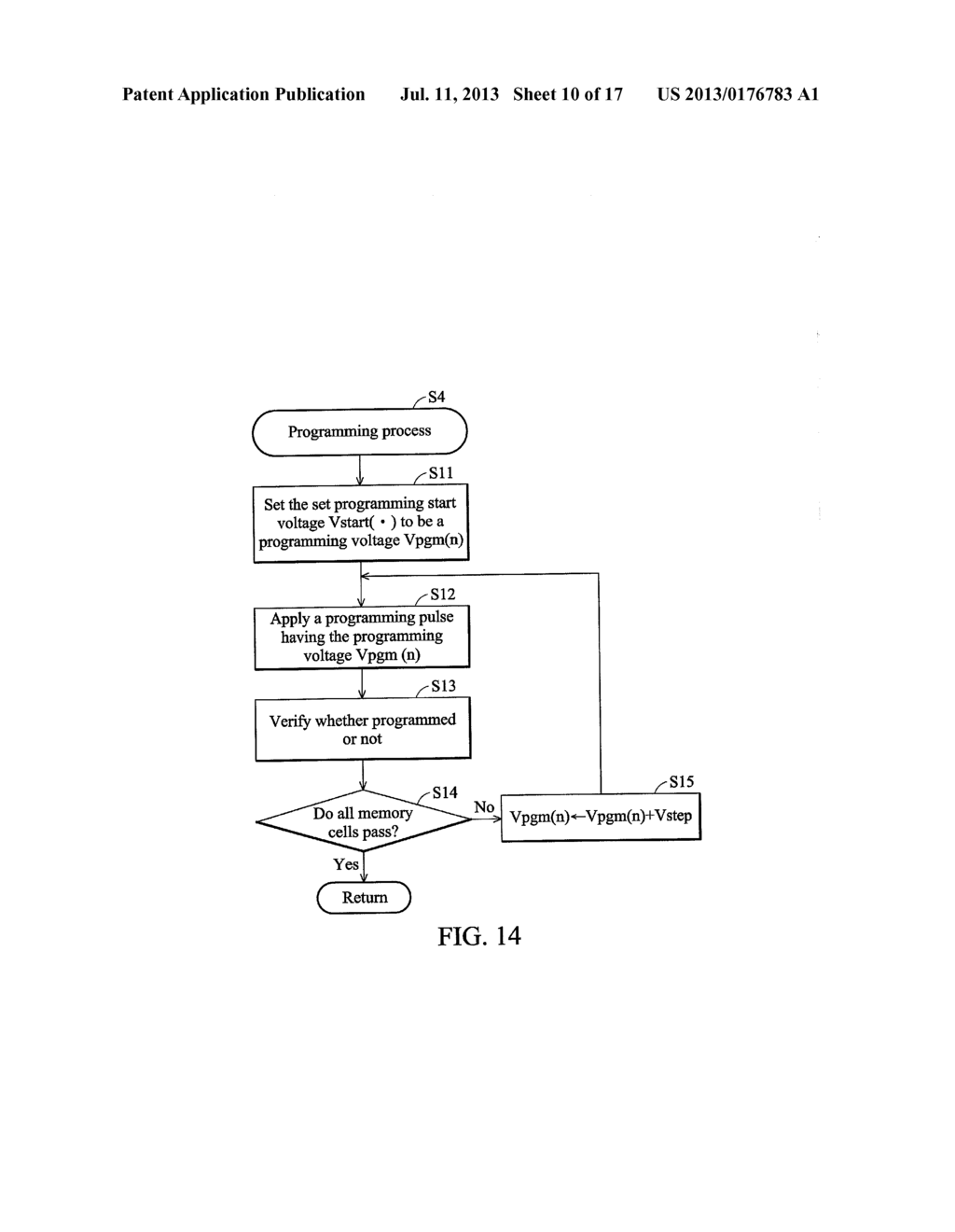 NONVOLATILE SEMICONDUCTOR MEMORY DEVICE AND WRITE-IN METHOD THEREOF - diagram, schematic, and image 11