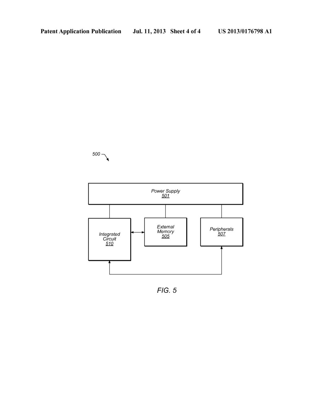 MECHANISM FOR PEAK POWER MANAGEMENT IN A MEMORY - diagram, schematic, and image 05