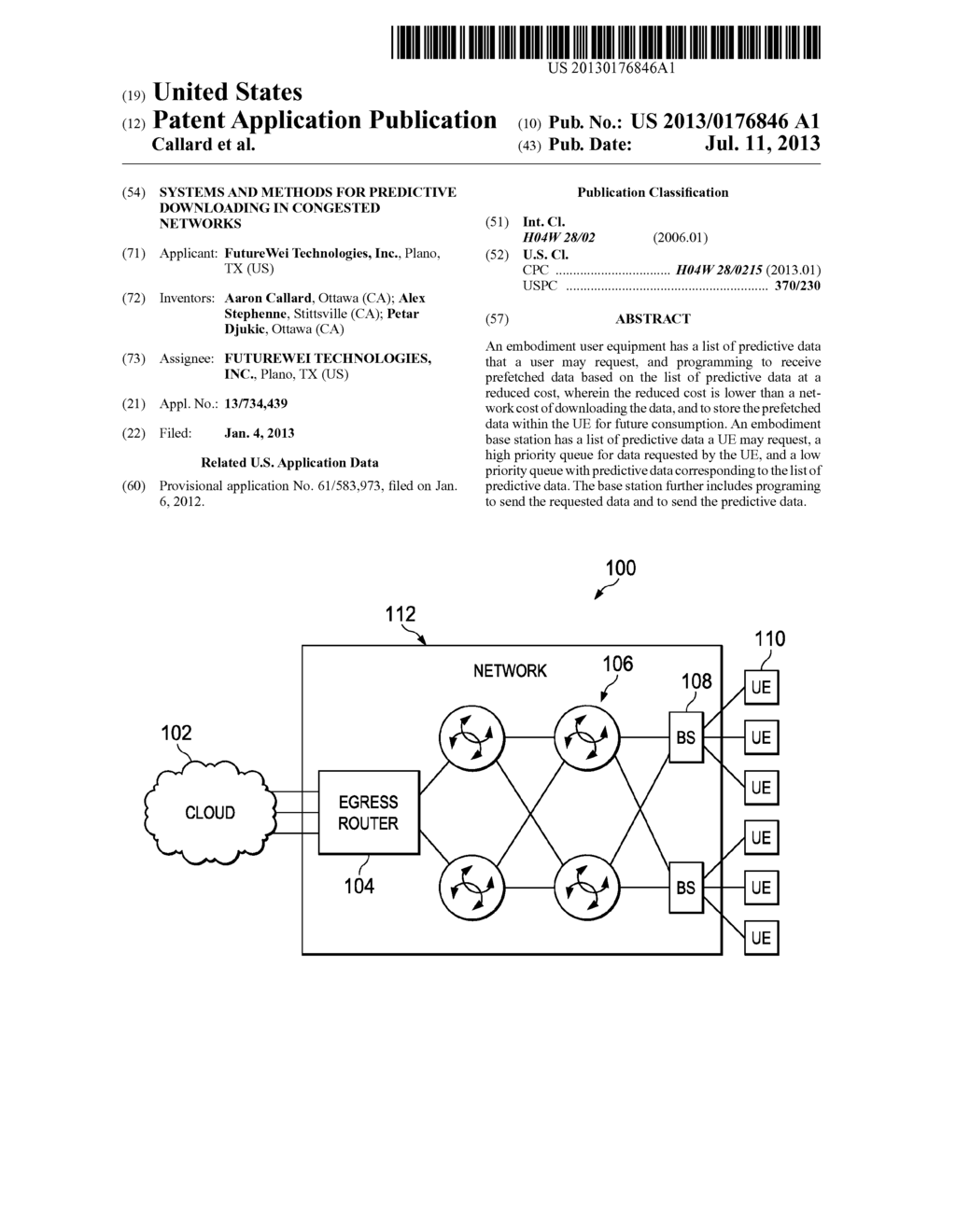 Systems and Methods for Predictive Downloading in Congested Networks - diagram, schematic, and image 01