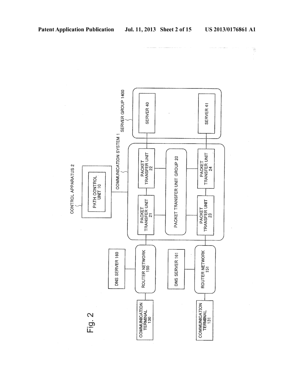 CONTROL APPARATUS, A COMMUNICATION SYSTEM, A COMMUNICATION METHOD AND A     RECORDING MEDIUM HAVING RECORDED THEREON A COMMUNICATION PROGRAM - diagram, schematic, and image 03