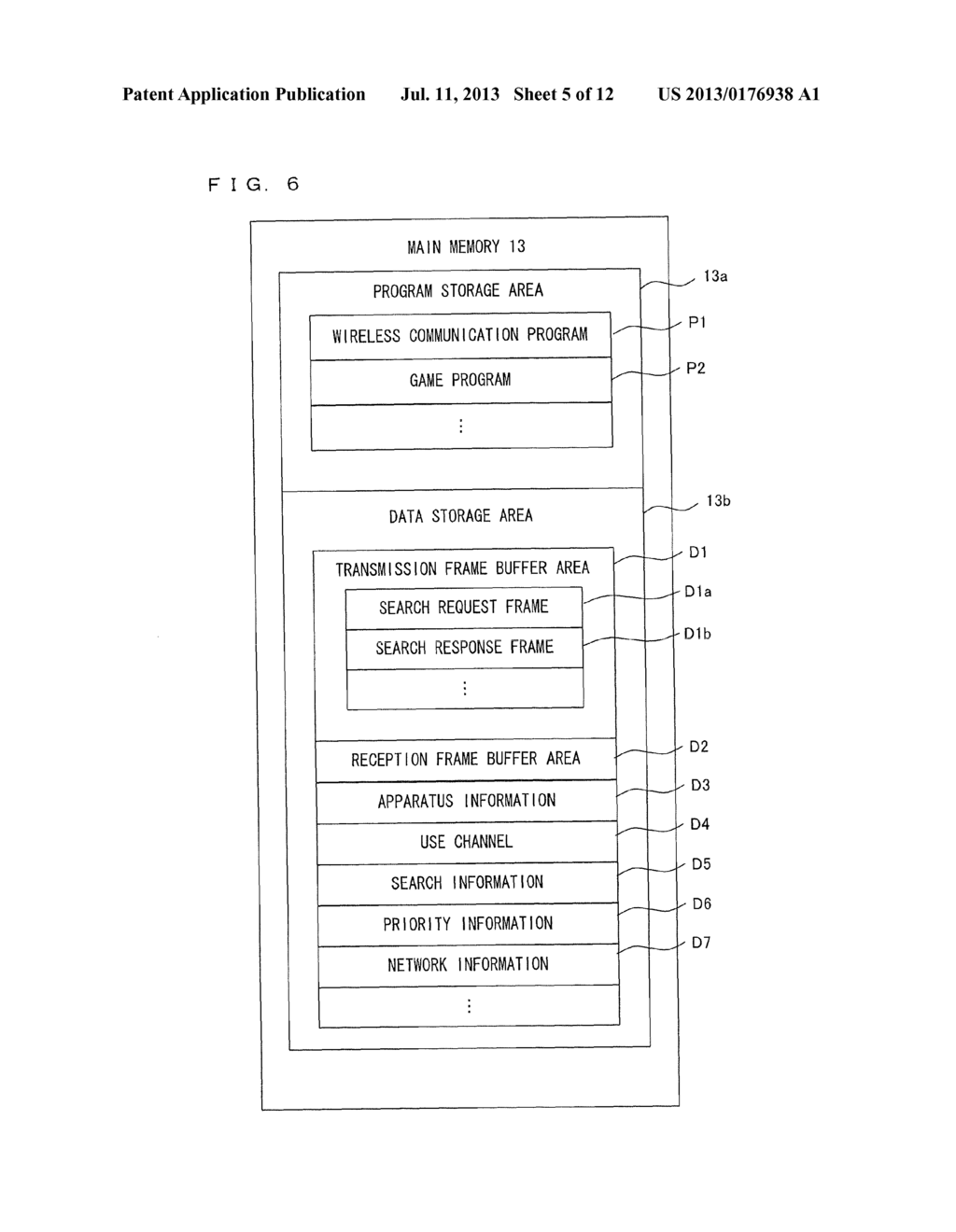 COMMUNICATION SYSTEM, COMMUNICATION APPARATUS, COMPUTER-READABLE STORAGE     MEDIUM HAVING STORED THEREIN COMMUNICATION PROGRAM, AND COMMUNICATION     METHOD - diagram, schematic, and image 06