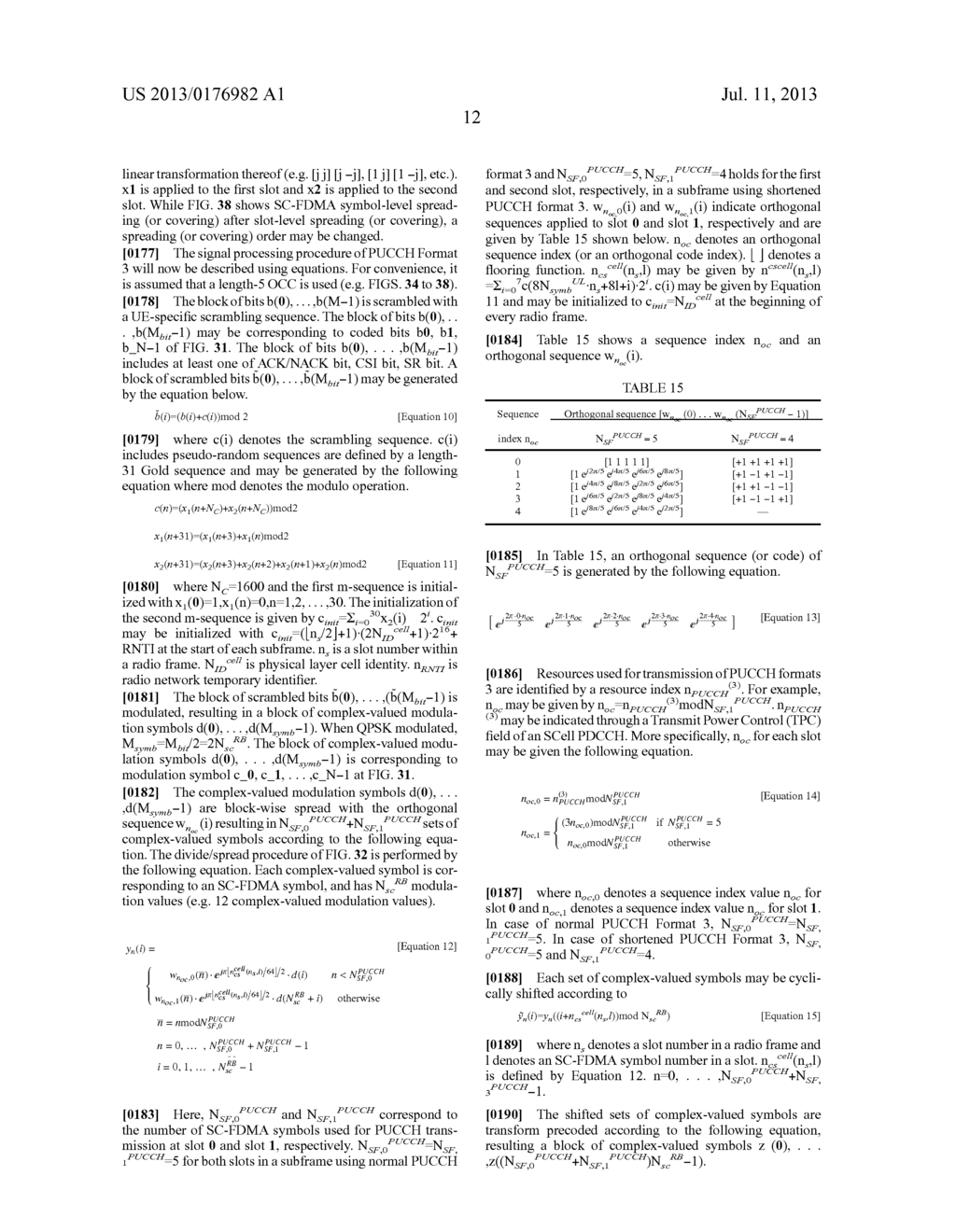 METHOD AND DEVICE FOR TRANSMITTING CONTROL INFORMATION IN A WIRELESS     COMMUNICATION SYSTEM - diagram, schematic, and image 47