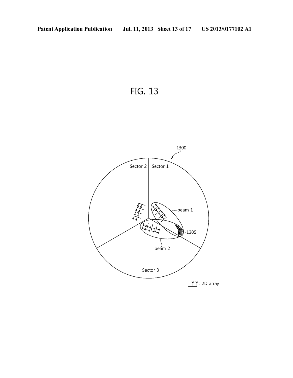 APPARATUS AND METHOD FOR TRANSMITTING DATA USING MULTIPLE ANTENNAS AND     BEAMFORMING - diagram, schematic, and image 14