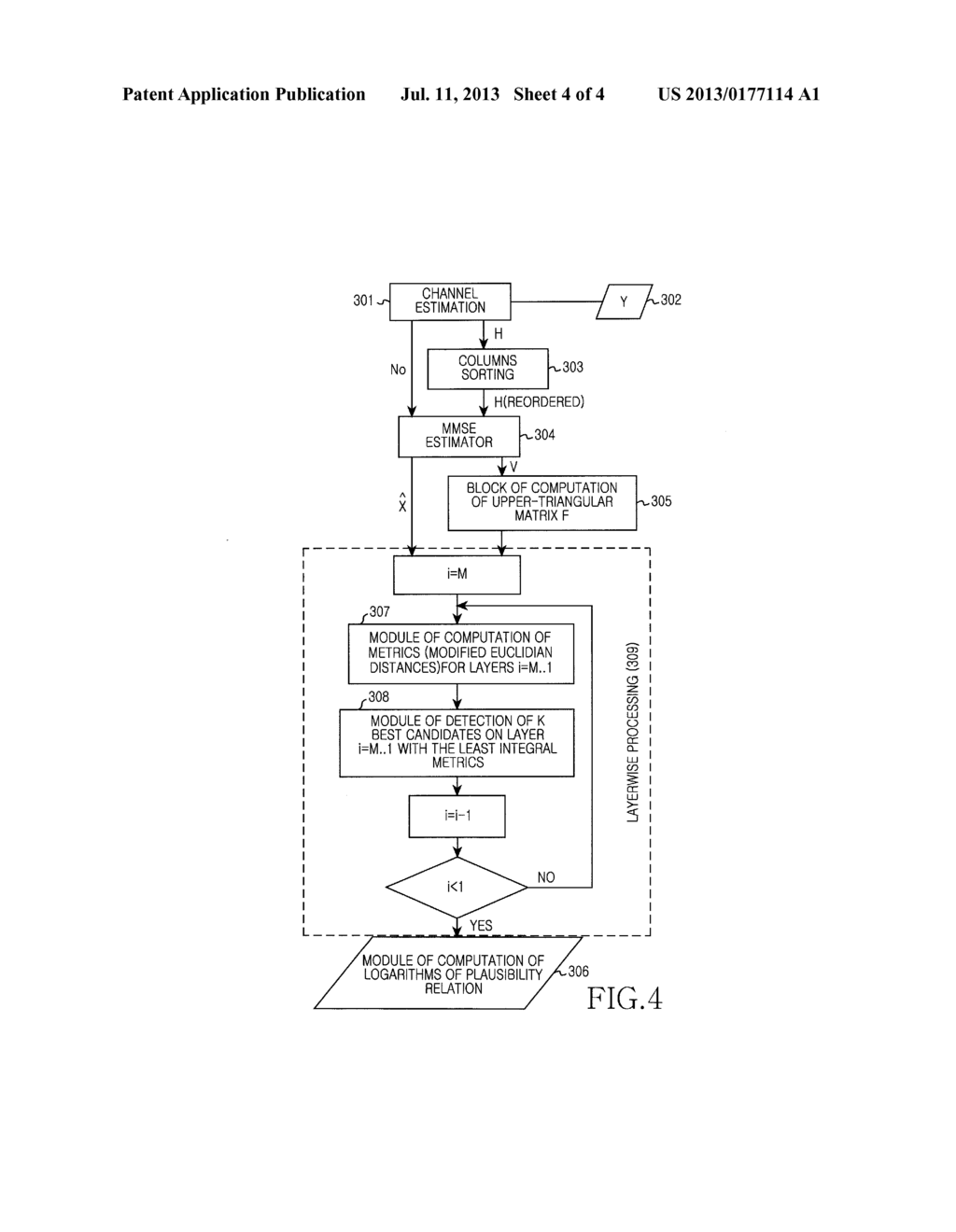 METHOD OF DETECTION OF SIGNAL IN COMMUNICATION SYSTEMS WITH MIMO CHANNEL - diagram, schematic, and image 05