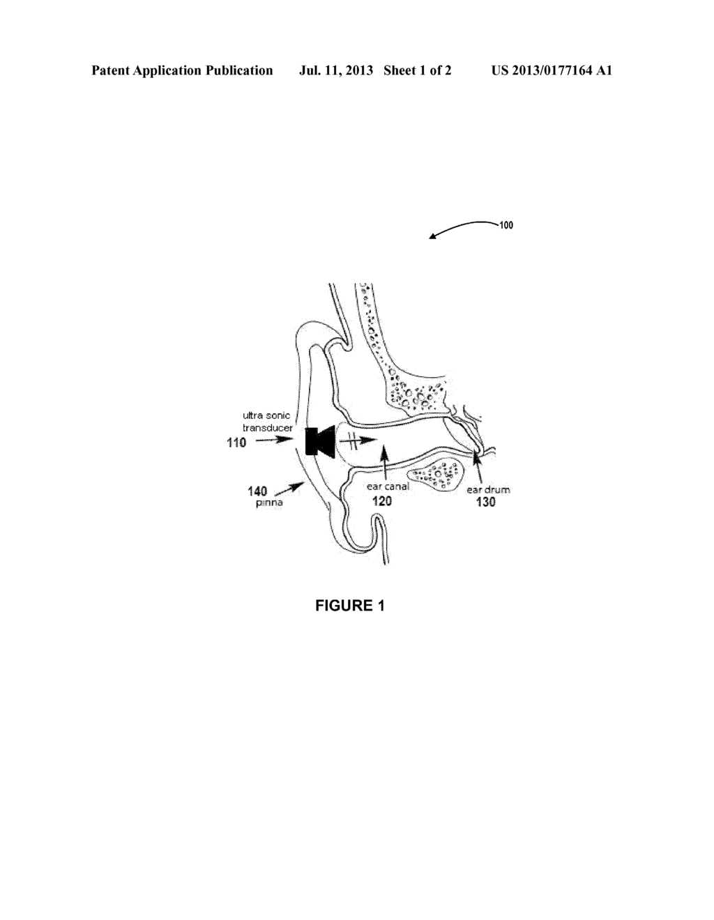 ULTRASONIC SOUND REPRODUCTION ON EARDRUM - diagram, schematic, and image 02