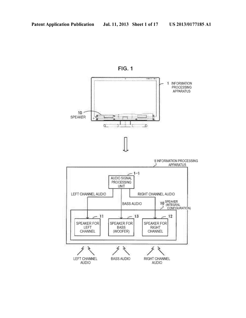 INFORMATION PROCESSING APPARATUS AND SPEAKER - diagram, schematic, and image 02