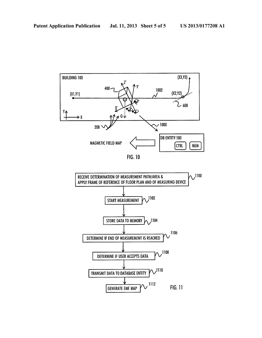 GENERATING MAGNETIC FIELD MAP FOR INDOOR POSITIONING - diagram, schematic, and image 06