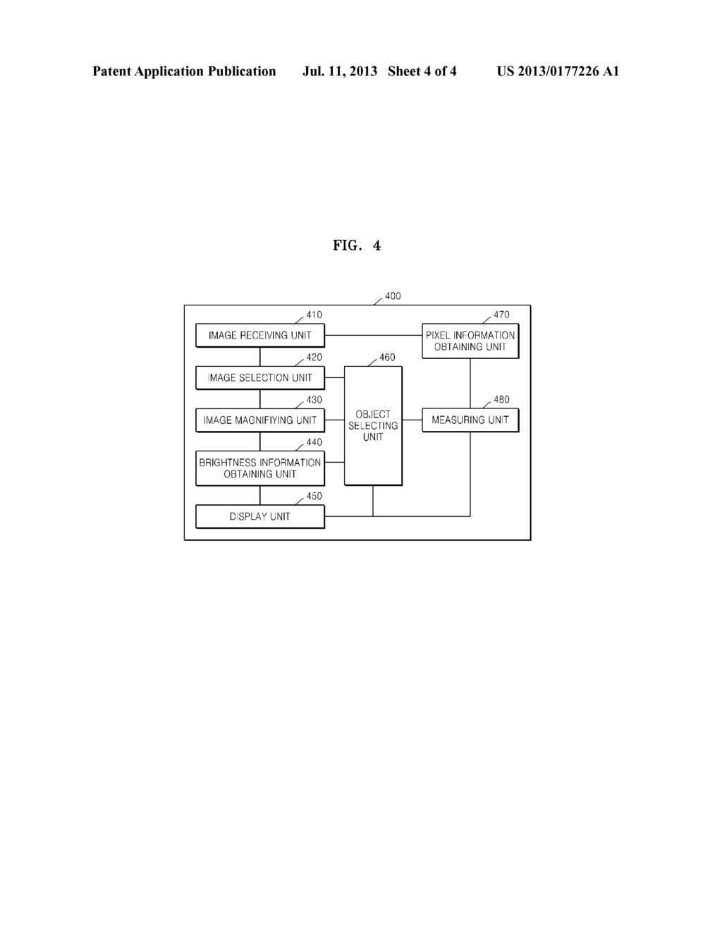 METHOD AND APPARATUS FOR MEASURING CAPTURED OBJECT USING BRIGHTNESS     INFORMATION AND MAGNIFIED IMAGE OF CAPTURED IMAGE - diagram, schematic, and image 05