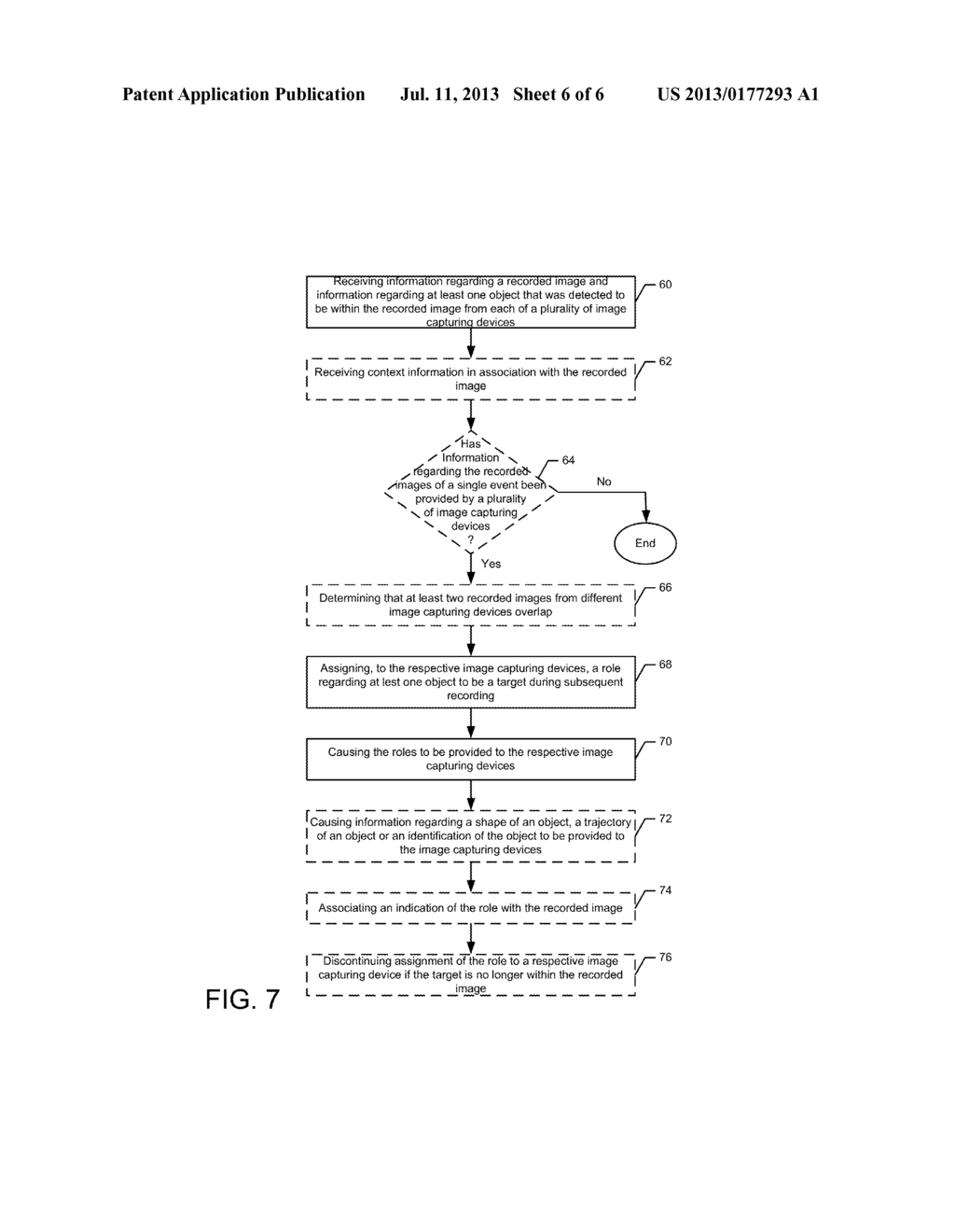 METHOD AND APPARATUS FOR THE ASSIGNMENT OF ROLES FOR IMAGE CAPTURING     DEVICES - diagram, schematic, and image 07