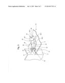 COMPONENT WITH A FASTENING DEVICE FOR ATTACHMENTS diagram and image