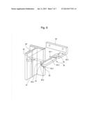 COMPONENT WITH A FASTENING DEVICE FOR ATTACHMENTS diagram and image