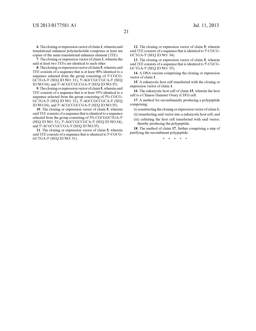 Compositions and Methods Related to mRNA Translational Enhancer Elements - diagram, schematic, and image 27