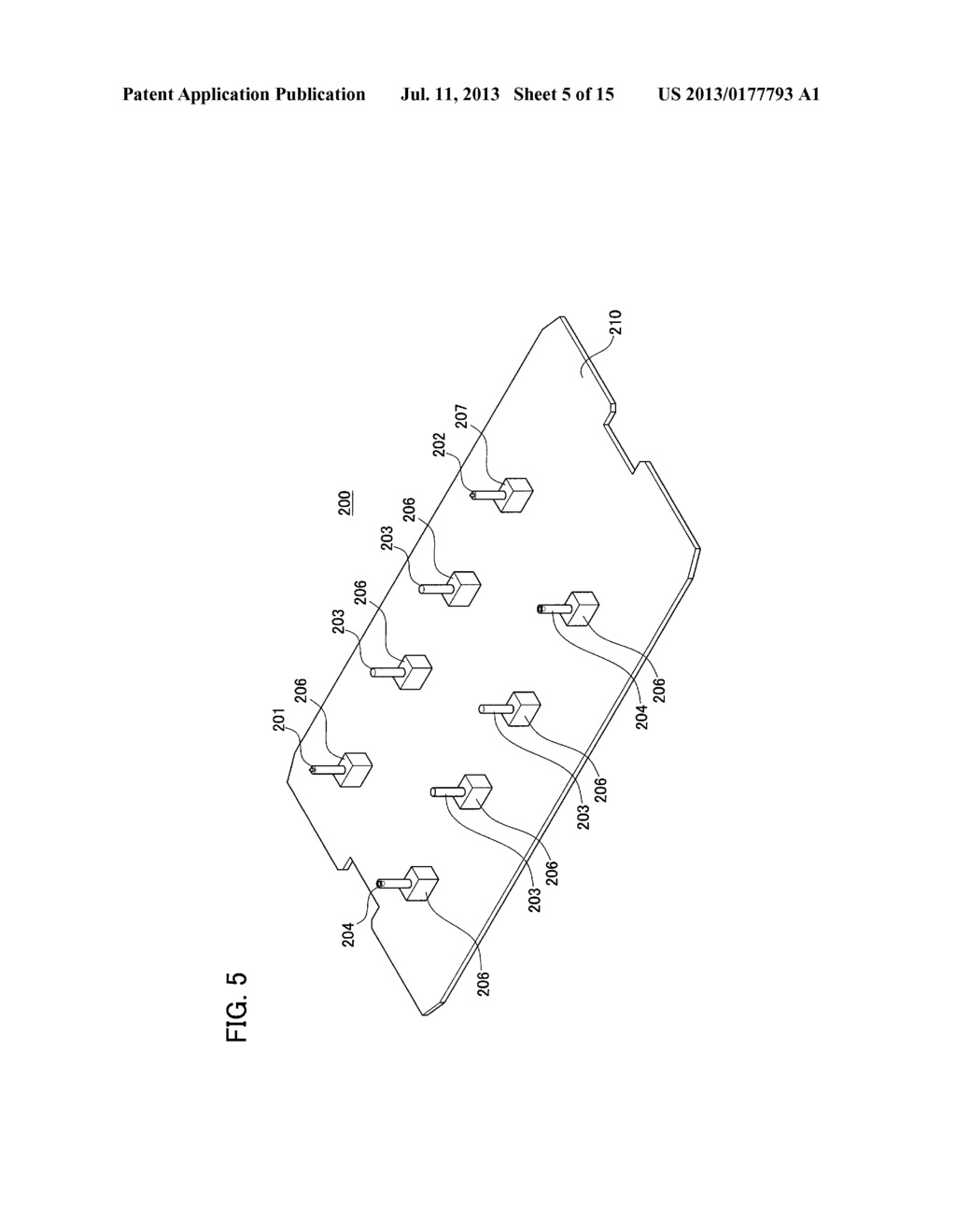 ASSEMBLING PALLET FOR SECONDARY BATTERY AND METHOD OF THE SECONDARY     BATTERY - diagram, schematic, and image 06