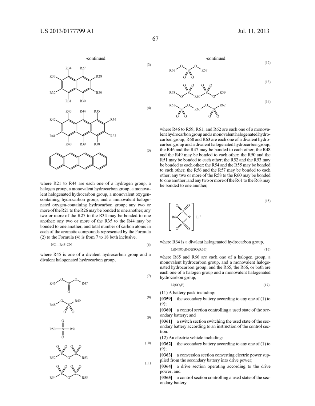 ELECTROLYTIC SOLUTION, SECONDARY BATTERY, BATTERY PACK, ELECTRIC VEHICLE,     ELECTRIC POWER STORAGE SYSTEM, ELECTRIC POWER TOOL, AND ELECTRONIC     APPARATUS - diagram, schematic, and image 74