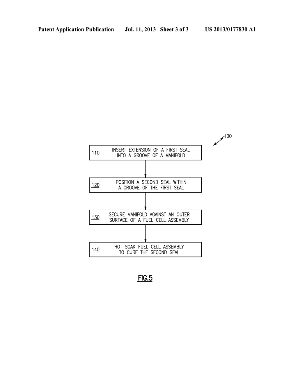 FUEL CELL ASSEMBLY SEALING ARRANGEMENT - diagram, schematic, and image 04