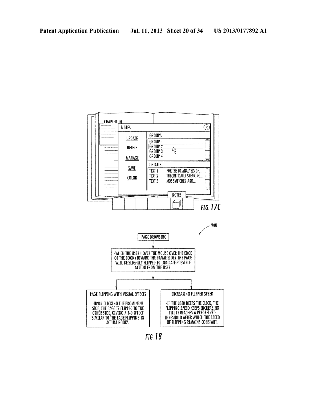 COMPUTING DEVICE PROVIDING ELECTRONIC BOOK DATA HAVING SELECTABLE CONTENT     LAYERS WITH DIFFERENT DIFFICULTLY LEVELS AND RELATED METHODS - diagram, schematic, and image 21