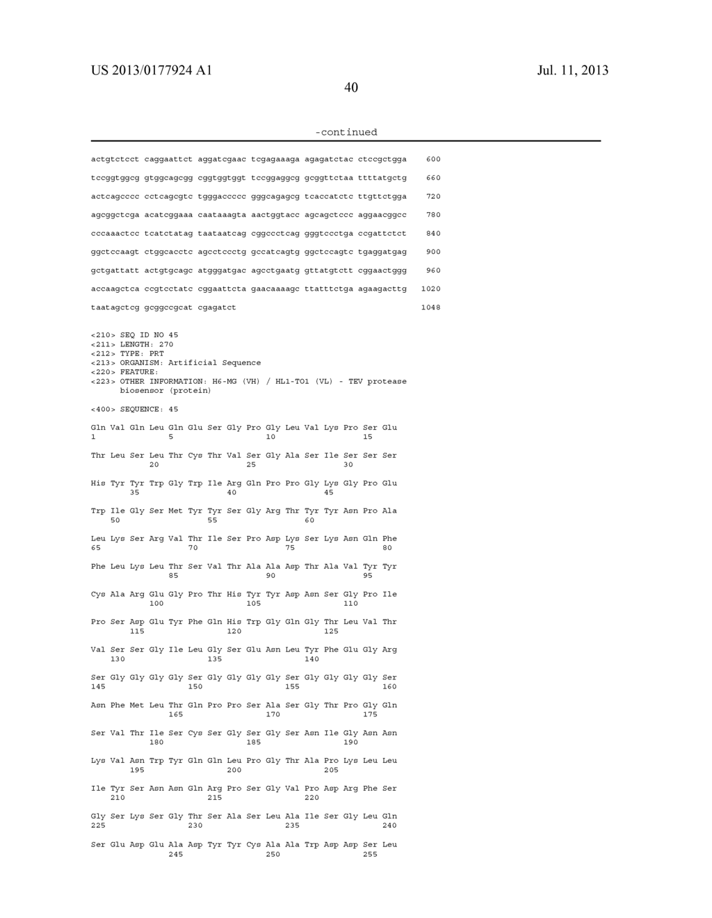 LINKED PEPTIDE FLUOROGENIC BIOSENSORS - diagram, schematic, and image 77