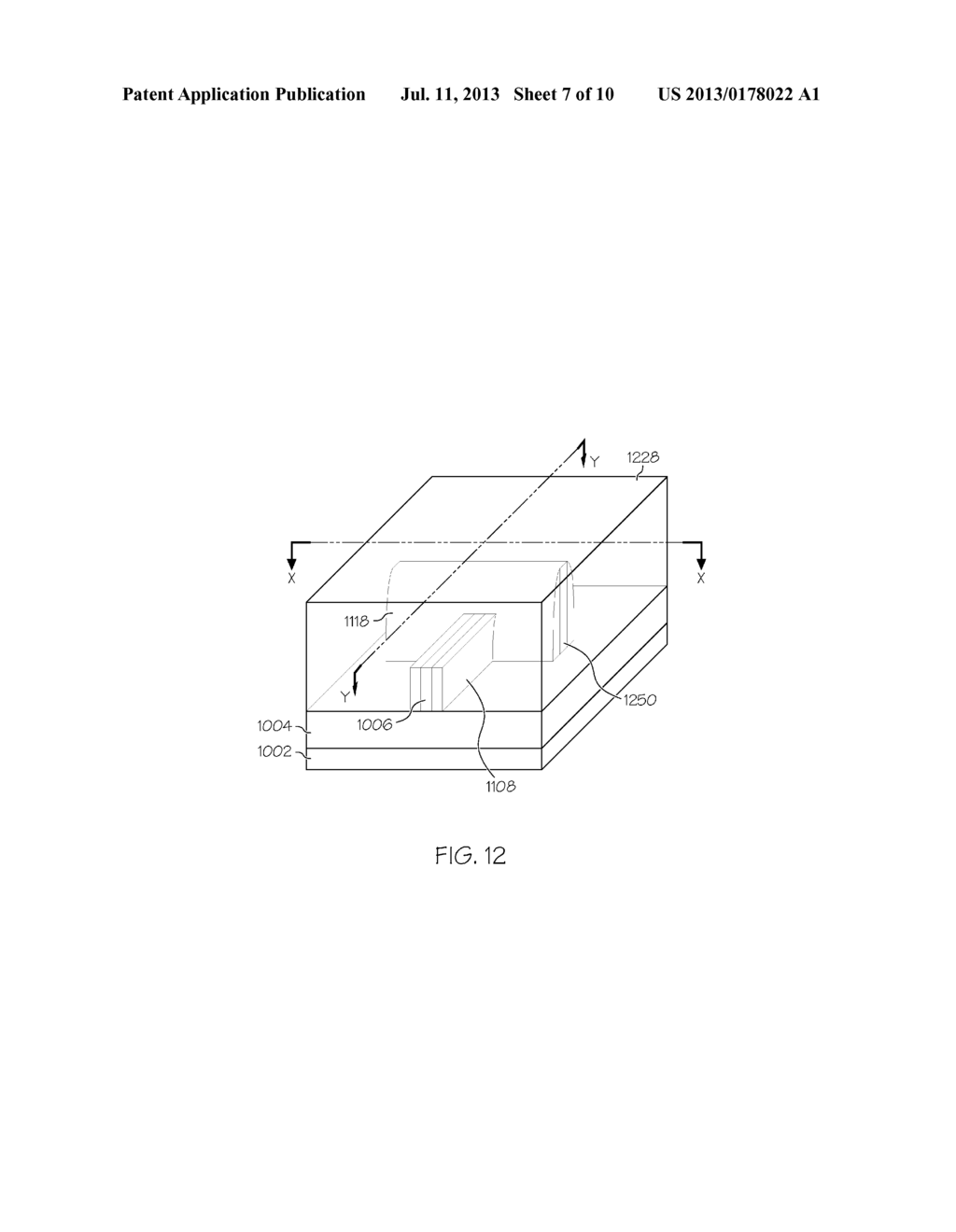 METHOD FOR FABRICATING TRANSISTOR WITH RECESSED CHANNEL AND RAISED     SOURCE/DRAIN - diagram, schematic, and image 08