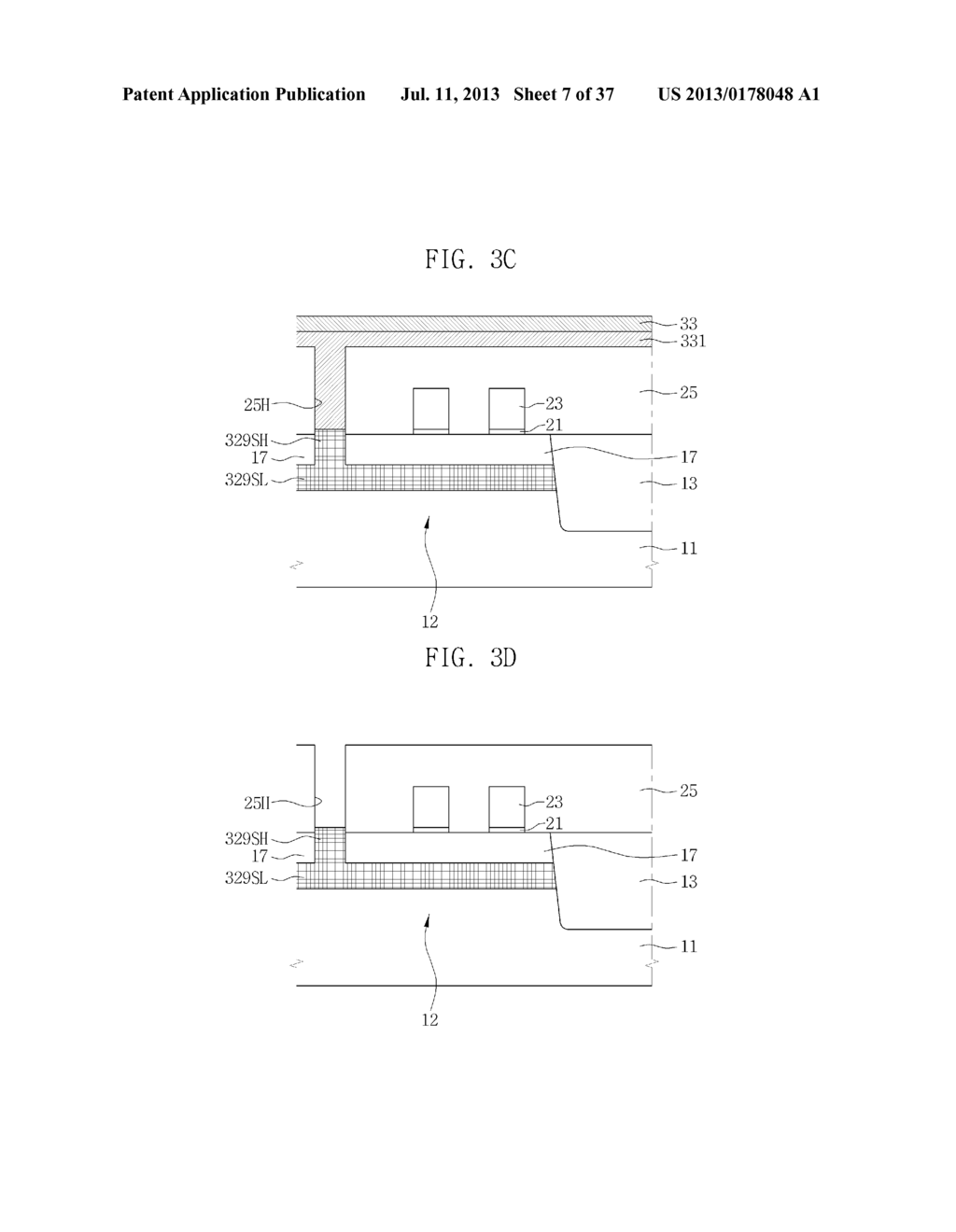 METHOD OF FABRICATING SEMICONDUCTOR DEVICE HAVING BURIED WIRING AND     RELATED DEVICE - diagram, schematic, and image 08