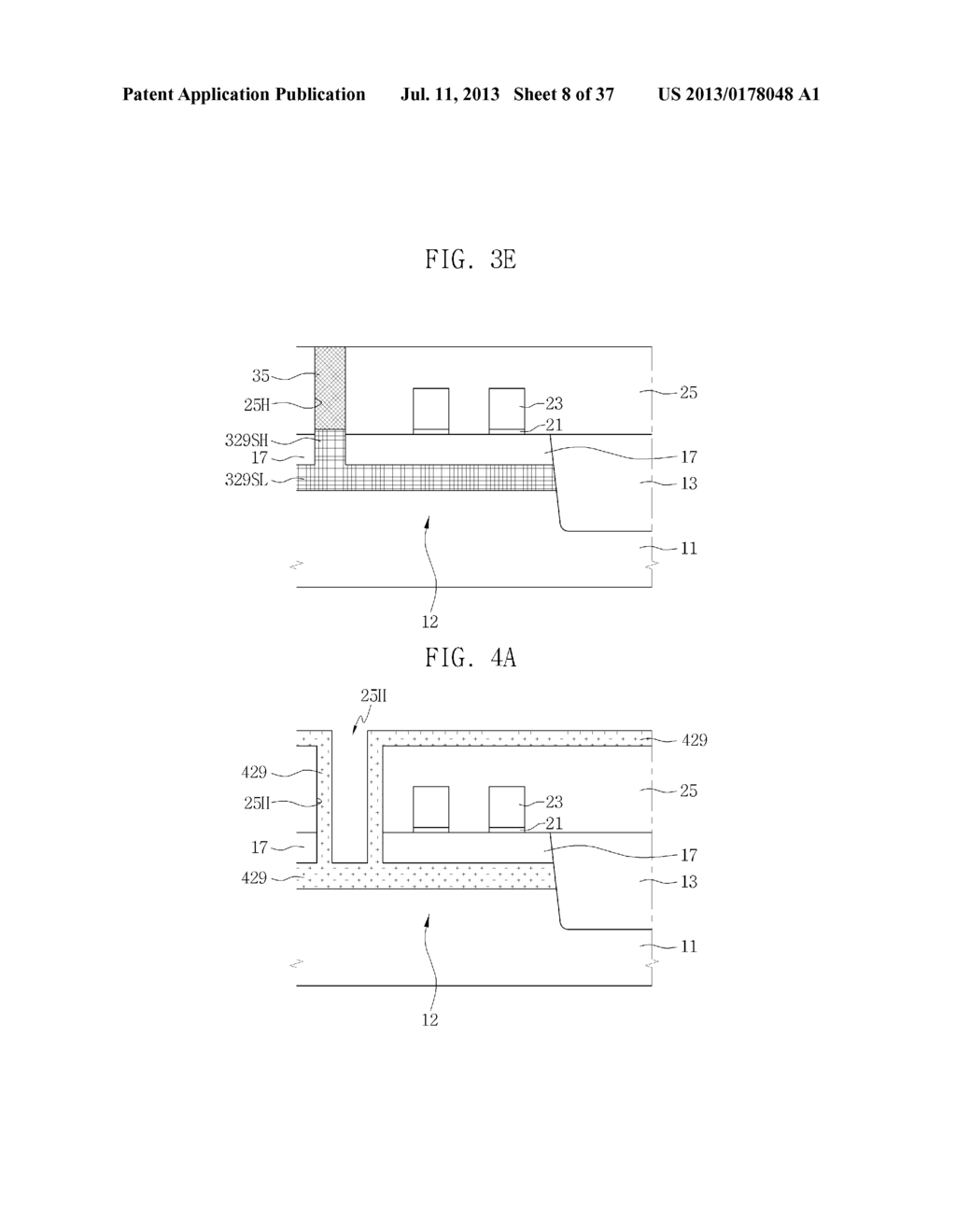 METHOD OF FABRICATING SEMICONDUCTOR DEVICE HAVING BURIED WIRING AND     RELATED DEVICE - diagram, schematic, and image 09