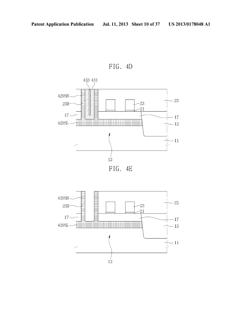 METHOD OF FABRICATING SEMICONDUCTOR DEVICE HAVING BURIED WIRING AND     RELATED DEVICE - diagram, schematic, and image 11