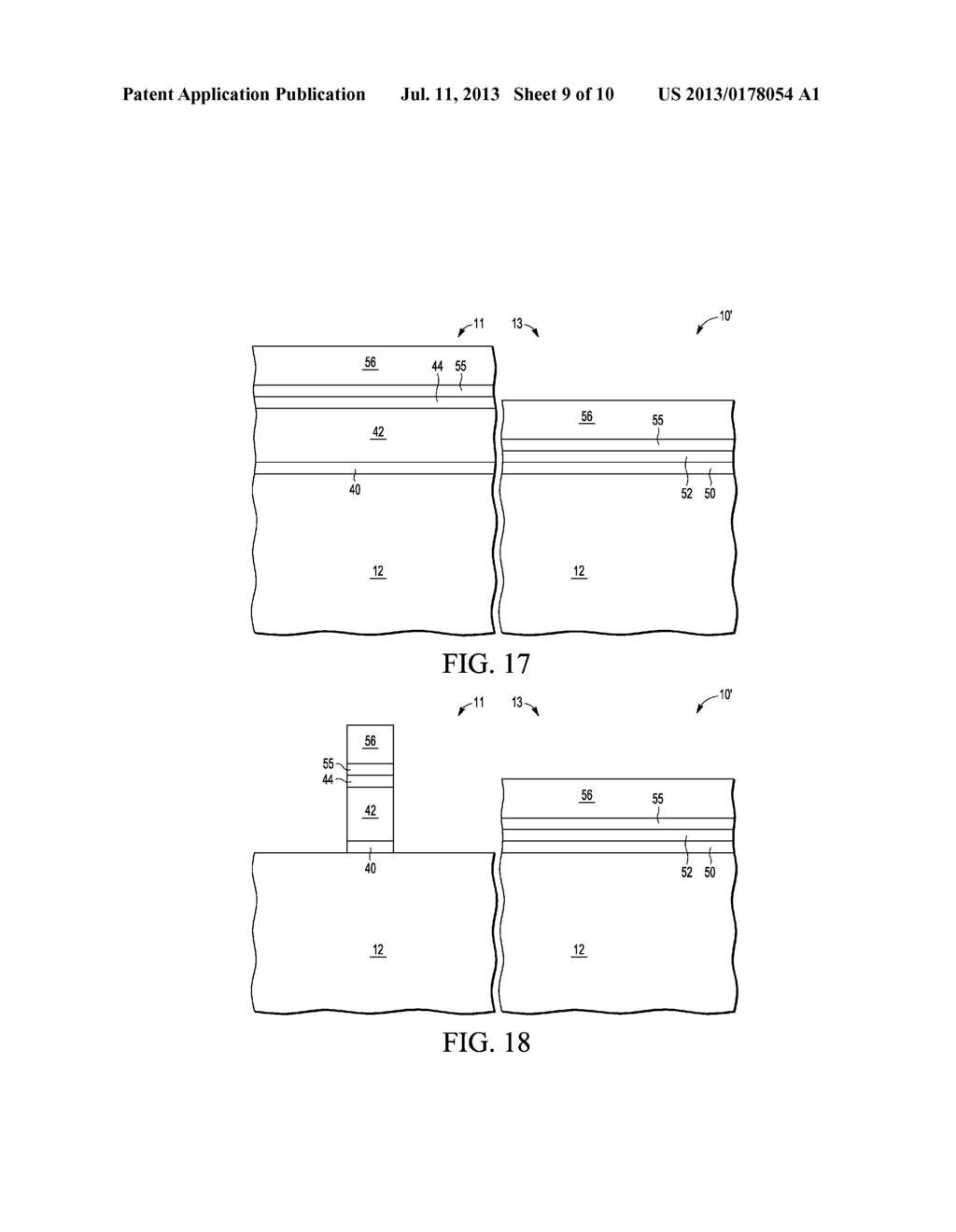 METHODS OF MAKING LOGIC TRANSISTORS AND NON-VOLATILE MEMORY CELLS - diagram, schematic, and image 10