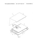 COMBINATION OF THIN TYPE BATTERY AND CIRCUIT BOARD diagram and image